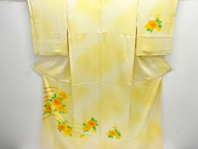 波に花模様訪問着